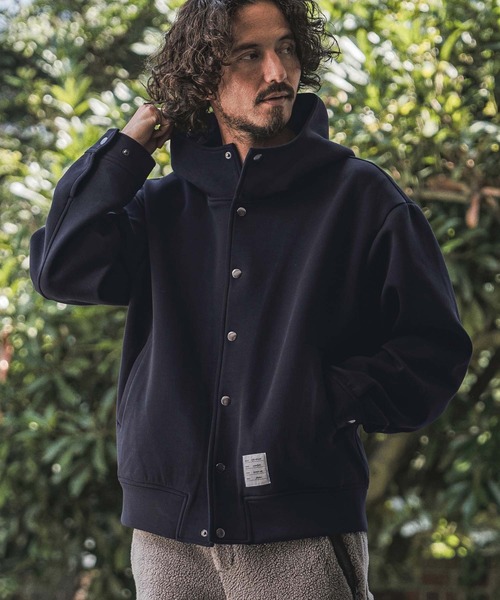 wjk reluxe(ダブルジェーケーリラックス)の「mpa4185- Double Knit Hoodie パーカー(WR26W-20)(パーカー・メンズ・トップグレー/ブラック/ネイビー・L/M/S)」の13枚目の写真