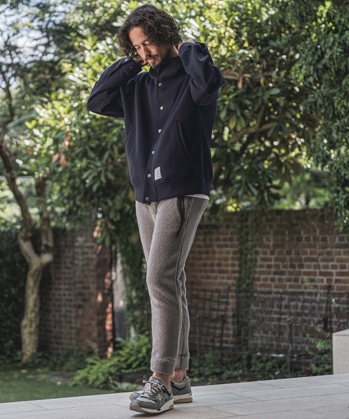 wjk reluxe(ダブルジェーケーリラックス)の「mpa4185- Double Knit Hoodie パーカー(WR26W-20)(パーカー・メンズ・トップグレー/ブラック/ネイビー・L/M/S)」の14枚目の写真