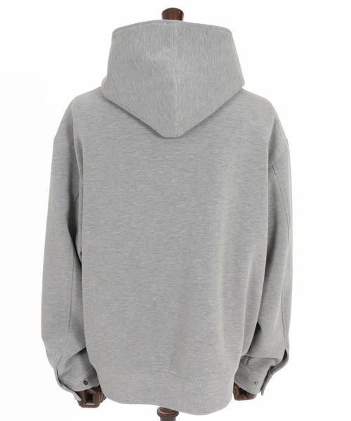 wjk reluxe(ダブルジェーケーリラックス)の「mpa4185- Double Knit Hoodie パーカー(WR26W-20)(パーカー・メンズ・トップグレー/ブラック/ネイビー・L/M/S)」の19枚目の写真