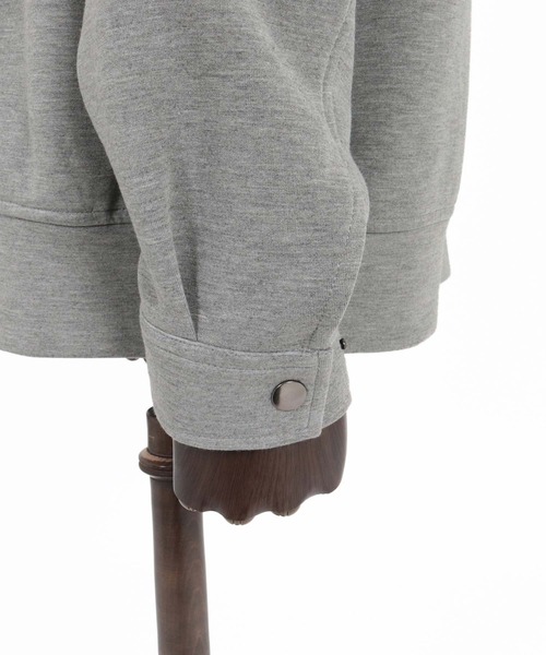 wjk reluxe(ダブルジェーケーリラックス)の「mpa4185- Double Knit Hoodie パーカー(WR26W-20)(パーカー・メンズ・トップグレー/ブラック/ネイビー・L/M/S)」の22枚目の写真