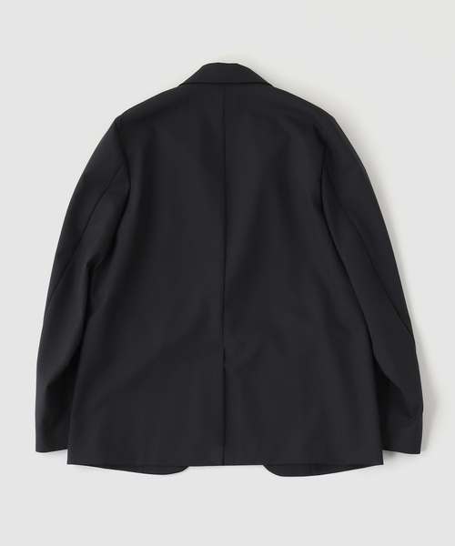 ATON(エイトン)の「ATON(エイトン)WOOL TROPICAL TAILORED JACKET(テーラードジャケット・メンズ・ブラック・6/4)」の2枚目の写真