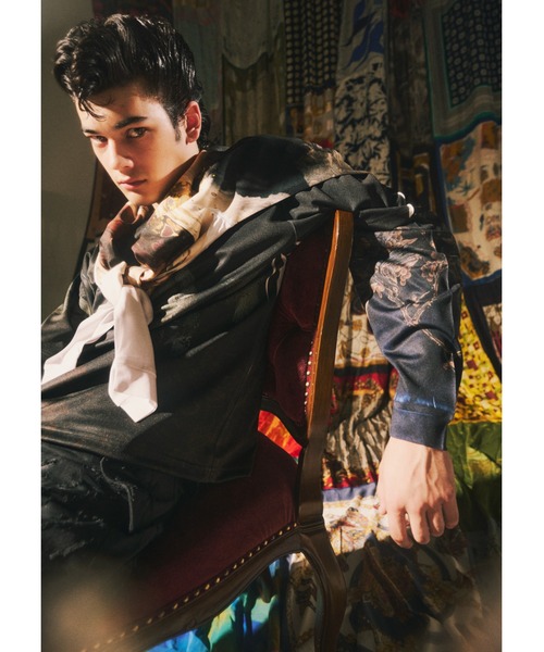 elephant TRIBAL fabrics(エレファントトライバルファブリックス)の「elephant TRIBAL fabrics Product Over Print L-T (E38-3753)(Tシャツ/カットソー・メンズ・ベージュ/ブラック/ネイビー・FREE)」の3枚目の写真
