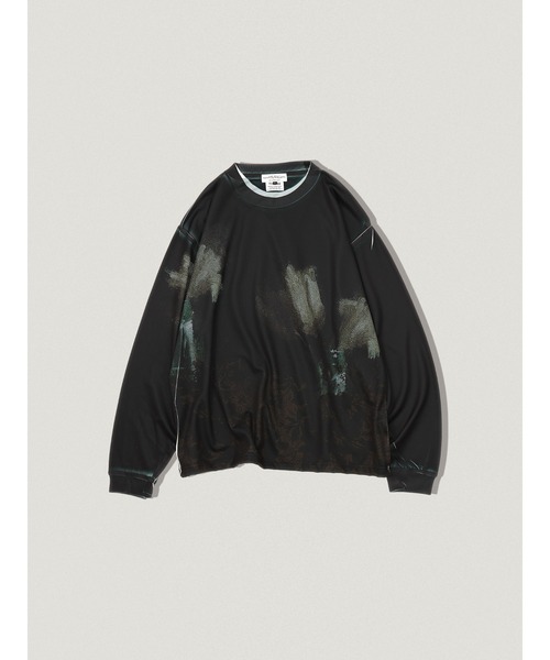 elephant TRIBAL fabrics(エレファントトライバルファブリックス)の「elephant TRIBAL fabrics Product Over Print L-T (E38-3753)(Tシャツ/カットソー・メンズ・ベージュ/ブラック/ネイビー・FREE)」の2枚目の写真