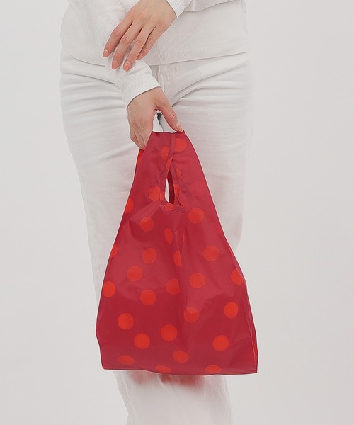 BAGGU(バグー)の「BABY BAGGU 650.レッドドット(エコバッグ/サブバッグ・レディース・レッド・FREE)」の3枚目の写真