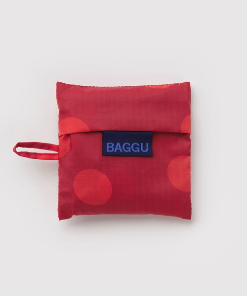 BAGGU(バグー)の「BABY BAGGU 650.レッドドット(エコバッグ/サブバッグ・レディース・レッド・FREE)」の4枚目の写真