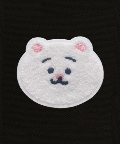 SPECIAL PRODUCT DESIGN(スペシャルプロダクトデザイン)の「〈ひよこのねこ〉刺繍ワッペン付きトートバッグ(トートバッグ・レディース・キナリ/ブラック・FREE)」の5枚目の写真