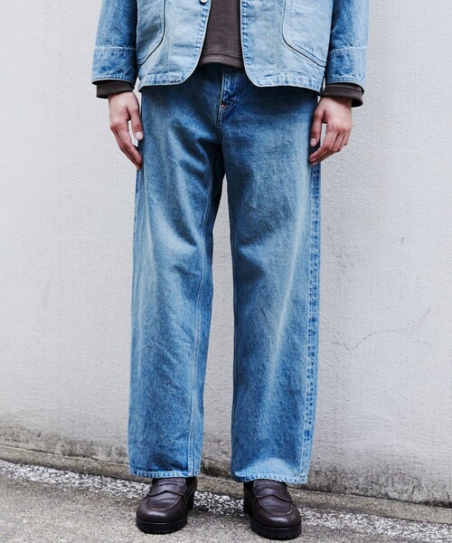 UNITED TOKYO(ユナイテッドトウキョウ)の「【数量限定】13oz SELVEDGE DENIM ストレートパンツ(デニムパンツ・メンズ・ライトブルー/ダークインディゴブルー・1/2)」の3枚目の写真