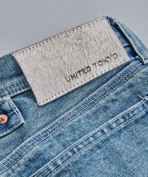 UNITED TOKYO(ユナイテッドトウキョウ)の「【数量限定】13oz SELVEDGE DENIM ストレートパンツ(デニムパンツ・メンズ・ライトブルー/ダークインディゴブルー・1/2)」の20枚目の写真
