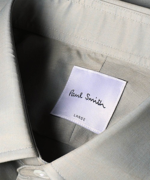 Paul Smith（ポールスミス）の「イリデセント ドレスシャツ / 263203 902P（ビジネスシャツ・メンズ・ライトベージュ/ライトグリーン・SMALL/MEDIUM/LARGE/X-LARGE）」の8枚目の写真