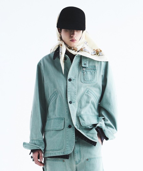 DAIRIKU(ダイリク)の「DAIRIKU / ダイリク Vintage Wash "Regular" Hunting Jacket(その他アウター・メンズ・ベージュ/ブラック/グリーン・MEDIUM/LARGE)」の7枚目の写真