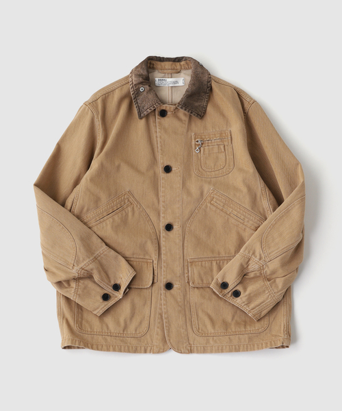 DAIRIKU(ダイリク)の「DAIRIKU / ダイリク Vintage Wash "Regular" Hunting Jacket(その他アウター・メンズ・ベージュ/ブラック/グリーン・MEDIUM/LARGE)」の9枚目の写真