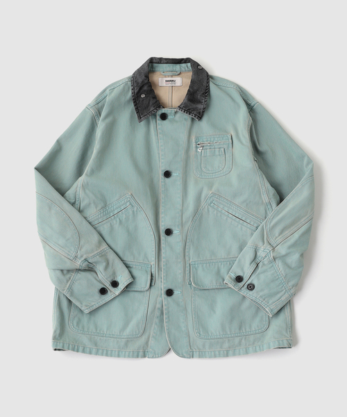 DAIRIKU(ダイリク)の「DAIRIKU / ダイリク Vintage Wash "Regular" Hunting Jacket(その他アウター・メンズ・ベージュ/ブラック/グリーン・MEDIUM/LARGE)」の10枚目の写真