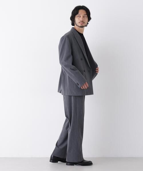 NANO universe(ナノユニバース)の「「DELEGANT」 ワンタックストレートトラウザーズ(セットアップ可)(その他パンツ・メンズ・その他1/ライトグレー/チャコール/その他2・M/L)」の18枚目の写真