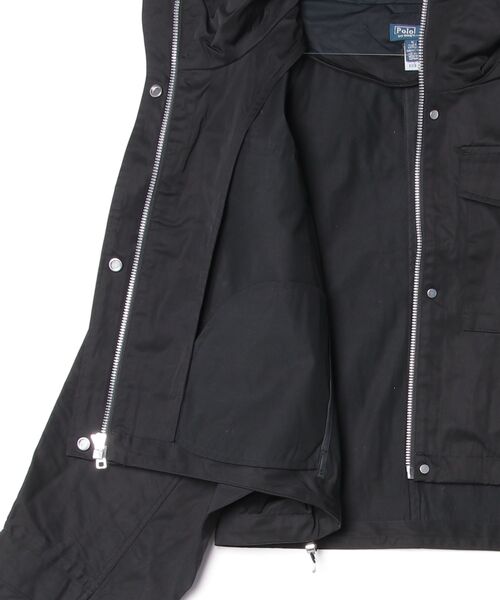 POLO RALPH LAUREN(ポロ ラルフ ローレン)の「クロップド ウィンドブレーカー(ブルゾン・レディース・ブラック系1・XS/M/S)」の2枚目の写真