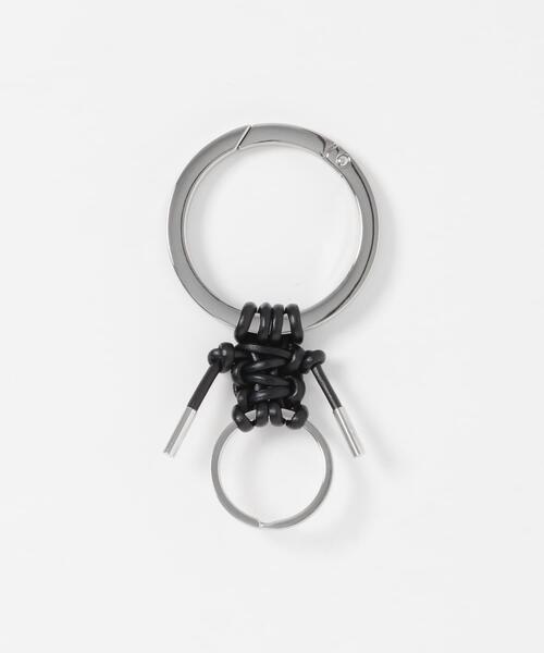 ITTI（イッチ）の「『一部別注カラー』ITTI　CRISTY KNOTMAN RING（キーホルダー・レディース・ブラック/バーガンディー・-）」の3枚目の写真