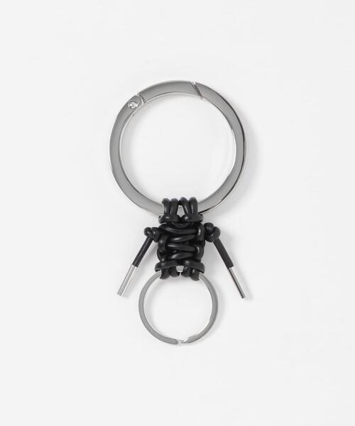 ITTI（イッチ）の「『一部別注カラー』ITTI　CRISTY KNOTMAN RING（キーホルダー・レディース・ブラック/バーガンディー・-）」の4枚目の写真