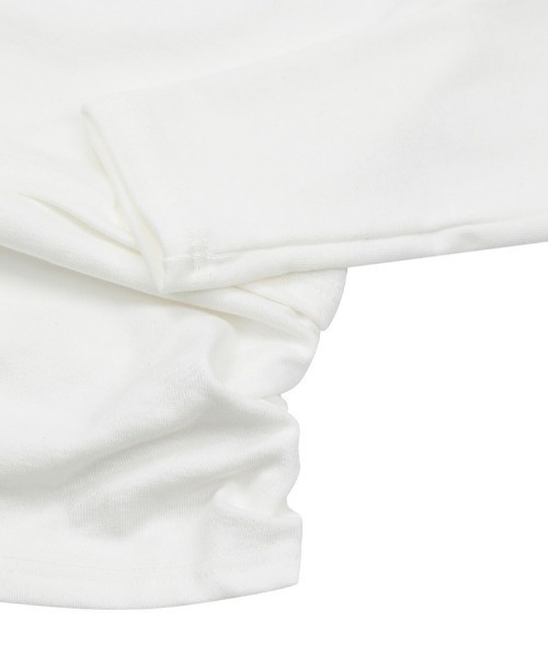 MUCENT(ムセント)の「A'GEM/9 × .kom 『MUCENT/ムセント』 RIVA SHIRRING SLIT OFF SHOULDER LONG SLEEVE TEE/RIVA シャーリングスリットオフショルダー(その他トップス・レディース・ブラック/チャコールグレー/ホワイト・FREE)」の12枚目の写真