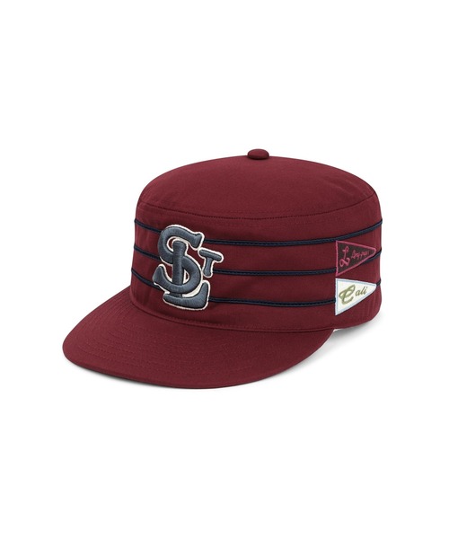 SUNLOVE(サンラブ)の「SLT Pillbox Cap(キャップ・レディース・レッド/ネイビー/グレー・FREE)」の3枚目の写真