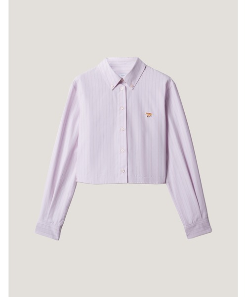 Maison Kitsune(メゾンキツネ)の「BABY FOX CROPPED SHIRT(シャツ/ブラウス・レディース・ライトピンク・40/38/36/34)」の1枚目の写真