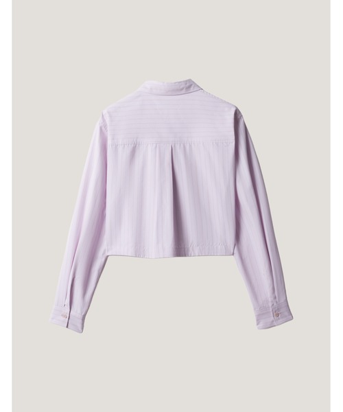 Maison Kitsune(メゾンキツネ)の「BABY FOX CROPPED SHIRT(シャツ/ブラウス・レディース・ライトピンク・40/38/36/34)」の2枚目の写真