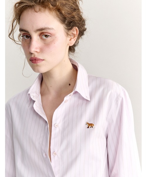 Maison Kitsune(メゾンキツネ)の「BABY FOX CROPPED SHIRT(シャツ/ブラウス・レディース・ライトピンク・40/38/36/34)」の6枚目の写真