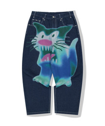 WKNDRS（ウィーキャンドース）の「CAT デニムパンツ (DENIM)（デニムパンツ）」