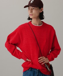 <マシンウォッシャブル>ベーシックモールニットプルオーバー / 823626