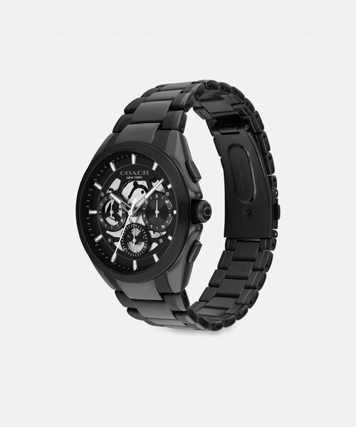 COACH(コーチ)の「ジャクソン クロノグラフ ウォッチ・42MM(アナログ腕時計・メンズ・ブラック系その他・ONE)」の2枚目の写真
