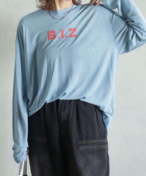 BITTOKO(ビットコ)の「B.I.ZバックレースロンT(Tシャツ/カットソー・レディース・サックスブルー/グレー/ブラック/ピンク・FREE)」の3枚目の写真