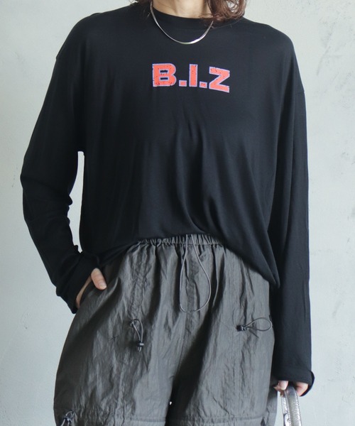 BITTOKO(ビットコ)の「B.I.ZバックレースロンT(Tシャツ/カットソー・レディース・サックスブルー/グレー/ブラック/ピンク・FREE)」の7枚目の写真