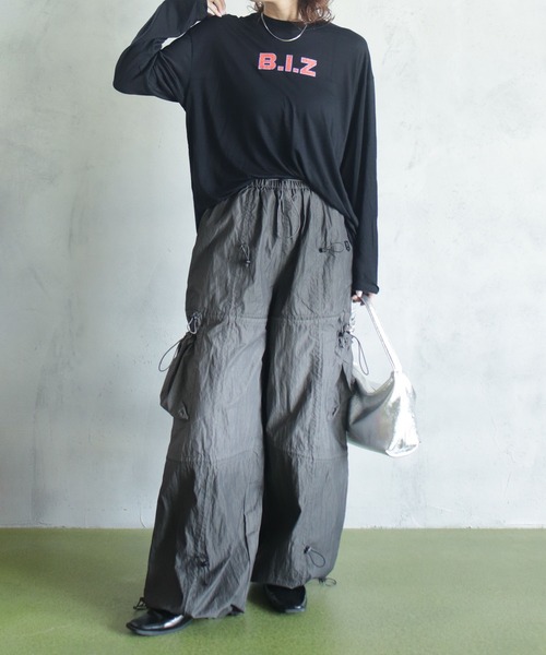 BITTOKO(ビットコ)の「B.I.ZバックレースロンT(Tシャツ/カットソー・レディース・サックスブルー/グレー/ブラック/ピンク・FREE)」の8枚目の写真