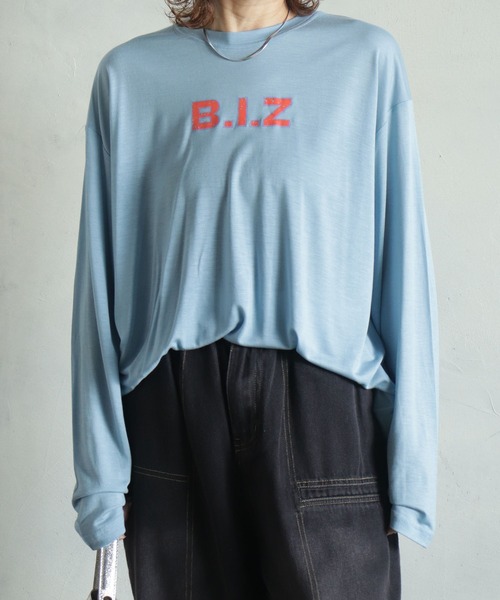 BITTOKO(ビットコ)の「B.I.ZバックレースロンT(Tシャツ/カットソー・レディース・サックスブルー/グレー/ブラック/ピンク・FREE)」の11枚目の写真