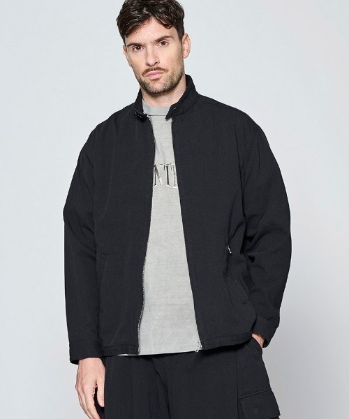 ACANTHUS（アカンサス）の「mj11925- Harrington Jacket ハリントンジャケット(JK2702)（ブルゾン・メンズ・ブラック/ベージュ・XL/L/M/S）」の2枚目の写真