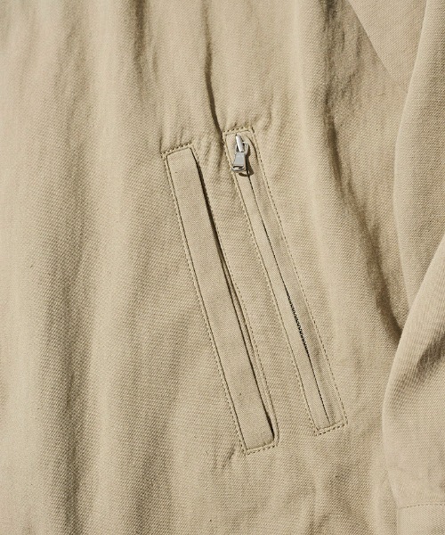 ACANTHUS（アカンサス）の「mj11925- Harrington Jacket ハリントンジャケット(JK2702)（ブルゾン・メンズ・ブラック/ベージュ・XL/L/M/S）」の19枚目の写真