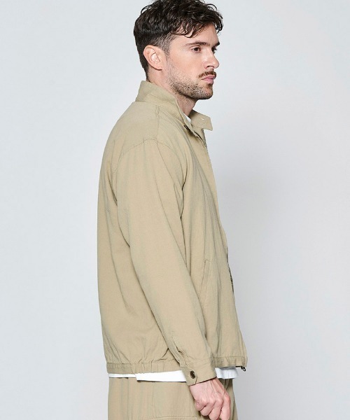ACANTHUS（アカンサス）の「mj11925- Harrington Jacket ハリントンジャケット(JK2702)（ブルゾン・メンズ・ブラック/ベージュ・XL/L/M/S）」の9枚目の写真
