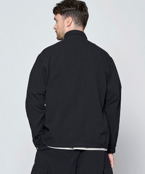 ACANTHUS（アカンサス）の「mj11925- Harrington Jacket ハリントンジャケット(JK2702)（ブルゾン・メンズ・ブラック/ベージュ・XL/L/M/S）」の11枚目の写真