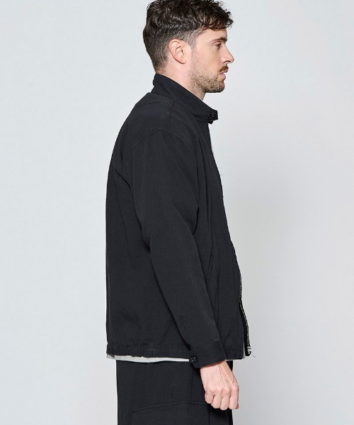 ACANTHUS（アカンサス）の「mj11925- Harrington Jacket ハリントンジャケット(JK2702)（ブルゾン・メンズ・ブラック/ベージュ・XL/L/M/S）」の12枚目の写真