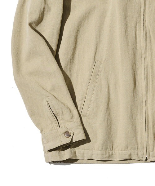 ACANTHUS（アカンサス）の「mj11925- Harrington Jacket ハリントンジャケット(JK2702)（ブルゾン・メンズ・ブラック/ベージュ・XL/L/M/S）」の18枚目の写真