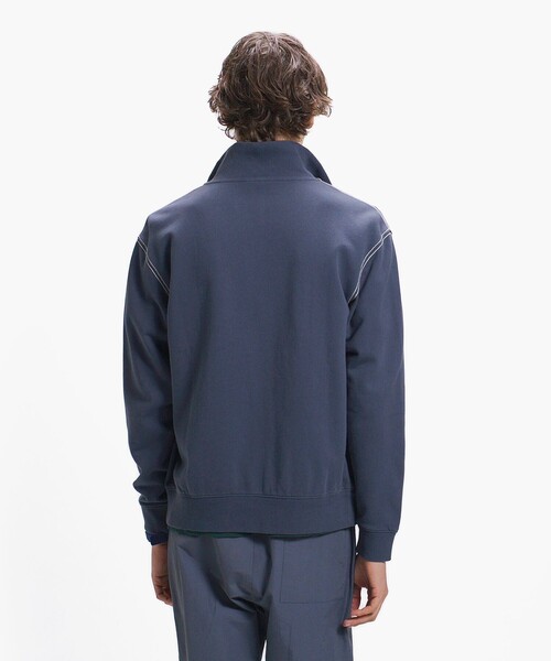 LACOSTE(ラコステ)の「エンザイムウォッシュ テクスチャーロゴ ヴィンテージジップスウェット(カーディガン/ボレロ・メンズ・イエロー/アイボリー/ダークグレー・5/4/3/2)」の6枚目の写真