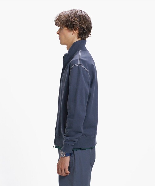 LACOSTE(ラコステ)の「エンザイムウォッシュ テクスチャーロゴ ヴィンテージジップスウェット(カーディガン/ボレロ・メンズ・イエロー/アイボリー/ダークグレー・5/4/3/2)」の9枚目の写真