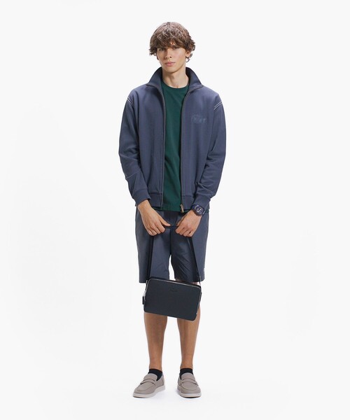 LACOSTE(ラコステ)の「エンザイムウォッシュ テクスチャーロゴ ヴィンテージジップスウェット(カーディガン/ボレロ・メンズ・イエロー/アイボリー/ダークグレー・5/4/3/2)」の10枚目の写真
