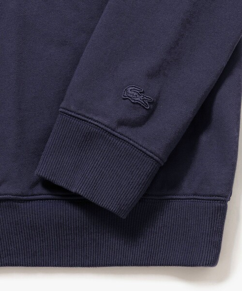 LACOSTE(ラコステ)の「エンザイムウォッシュ テクスチャーロゴ ヴィンテージジップスウェット(カーディガン/ボレロ・メンズ・イエロー/アイボリー/ダークグレー・5/4/3/2)」の16枚目の写真