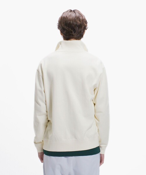 LACOSTE(ラコステ)の「エンザイムウォッシュ テクスチャーロゴ ヴィンテージジップスウェット(カーディガン/ボレロ・メンズ・イエロー/アイボリー/ダークグレー・5/4/3/2)」の19枚目の写真