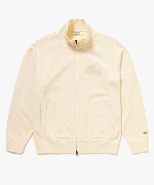 LACOSTE(ラコステ)の「エンザイムウォッシュ テクスチャーロゴ ヴィンテージジップスウェット(カーディガン/ボレロ・メンズ・イエロー/アイボリー/ダークグレー・5/4/3/2)」の21枚目の写真