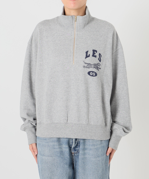 journal standard L'essage(ジャーナルスタンダードレサージュ)の「HALFZIPプルオーバー(Tシャツ/カットソー・レディース・ブラック/チャコールグレー・FREE)」の17枚目の写真