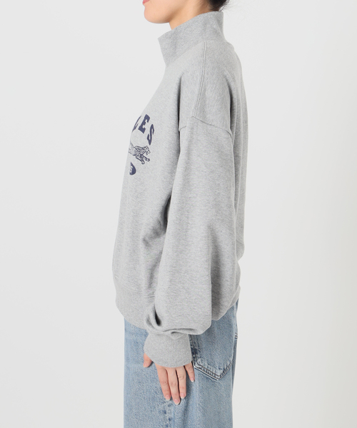 journal standard L'essage(ジャーナルスタンダードレサージュ)の「HALFZIPプルオーバー(Tシャツ/カットソー・レディース・ブラック/チャコールグレー・FREE)」の18枚目の写真