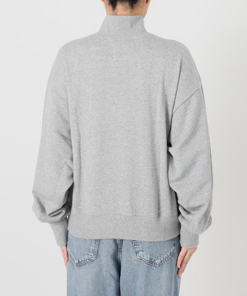 journal standard L'essage(ジャーナルスタンダードレサージュ)の「HALFZIPプルオーバー(Tシャツ/カットソー・レディース・ブラック/チャコールグレー・FREE)」の19枚目の写真