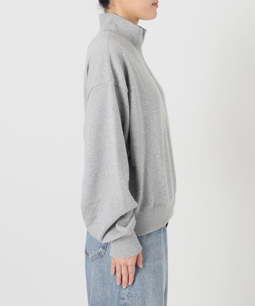 journal standard L'essage(ジャーナルスタンダードレサージュ)の「HALFZIPプルオーバー(Tシャツ/カットソー・レディース・ブラック/チャコールグレー・FREE)」の20枚目の写真