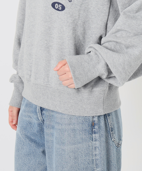 journal standard L'essage(ジャーナルスタンダードレサージュ)の「HALFZIPプルオーバー(Tシャツ/カットソー・レディース・ブラック/チャコールグレー・FREE)」の22枚目の写真