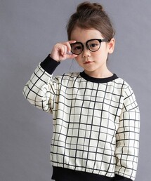 DRC branshes（ディーアールシーブランシェス）の「【WEB限定 DRC 裏起毛】ガールズアソートグラフィックトレーナー（スウェット）」